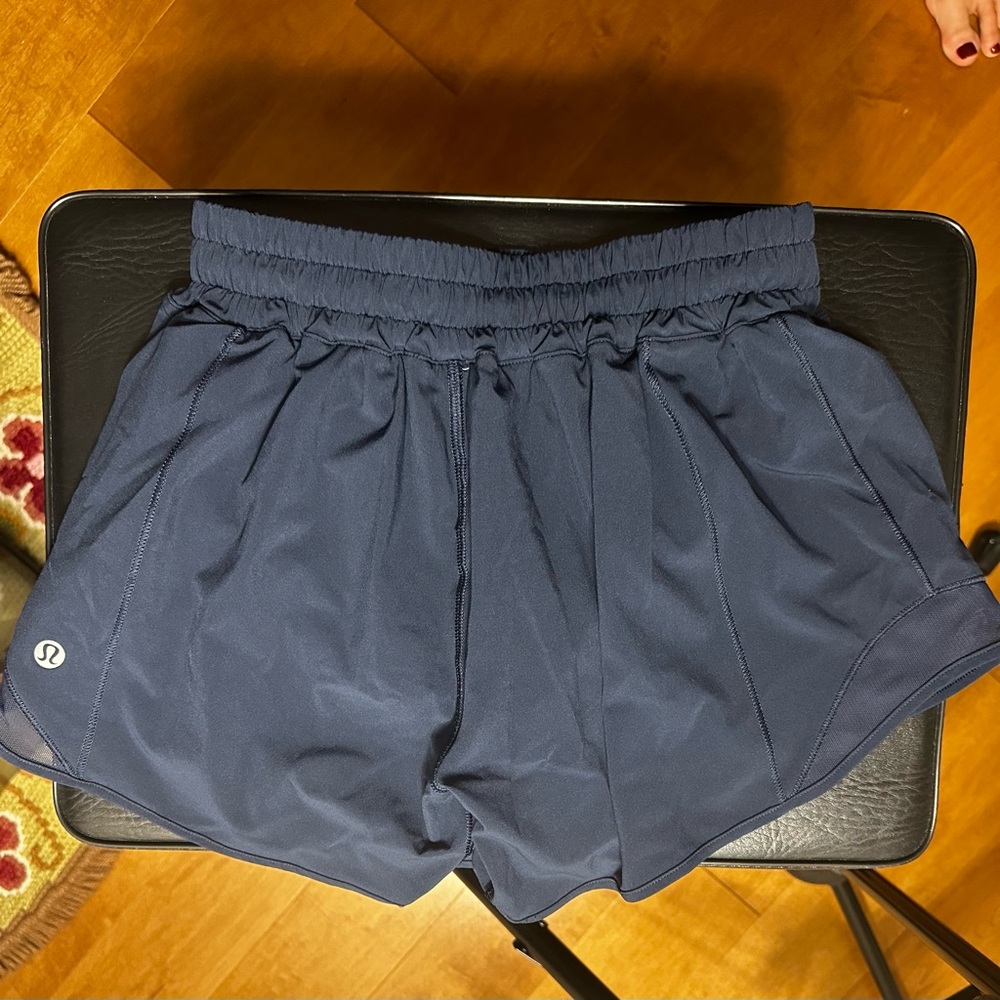lululemon athletica Blue Athletic Shorts Lightweight Moisture-Wicking
